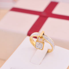 Padlock Ring Jewelry