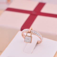 Padlock Ring Jewelry