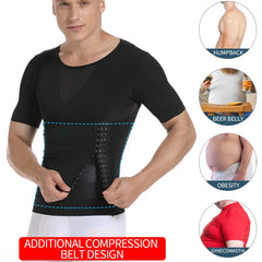 Mens Body Shaper Compression Shirt