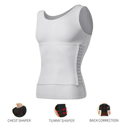 Mens Body Shaper Compression Shirt