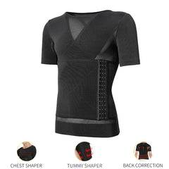 Mens Body Shaper Compression Shirt
