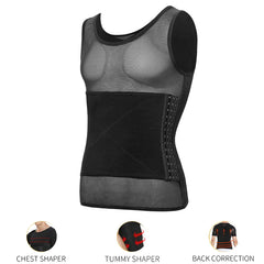 Mens Body Shaper Compression Shirt