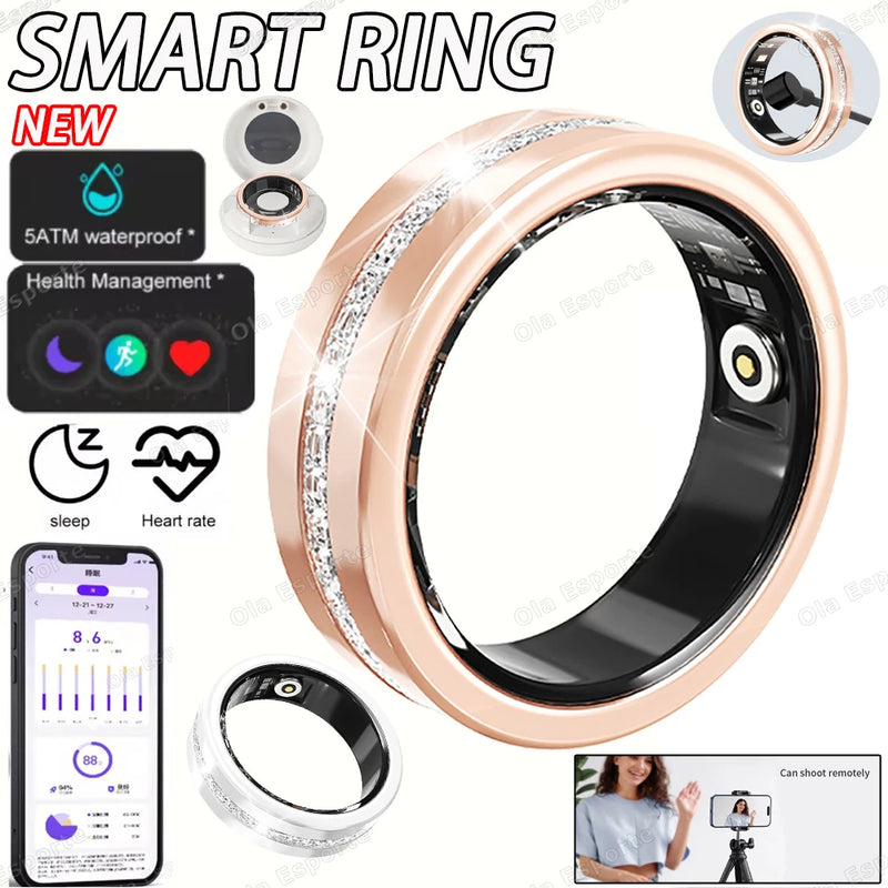 Diamond Fashion Women Smart Ring, Fitness Ring