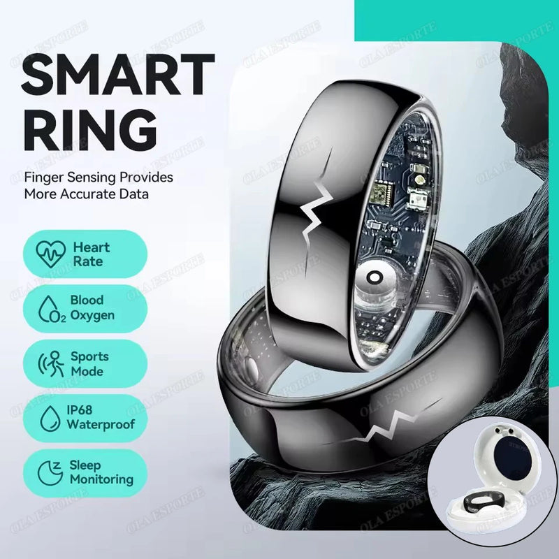 New ECG Monitor Smart Ring, Health Monitoring