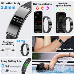 Men/Women Smart Bracelet, Fitness Tracker Smartwatch