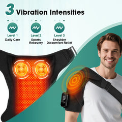 Electric Heating, Vibration, Shoulder Massager