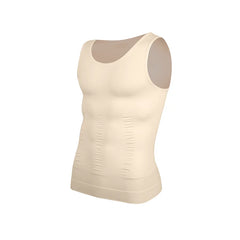 Men's Compression Body Shaper Vest Slimming Tank Top Waist Trainer Belly Control Undershirt Shapewear Sleeveless Soft Shirt