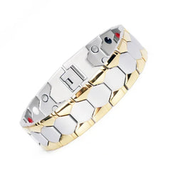 Men Braided Magnetic Bracelet Arthritis Health Energy Bracelet