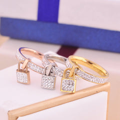 Padlock Ring Jewelry