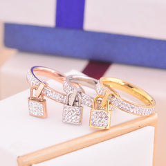 Padlock Ring Jewelry